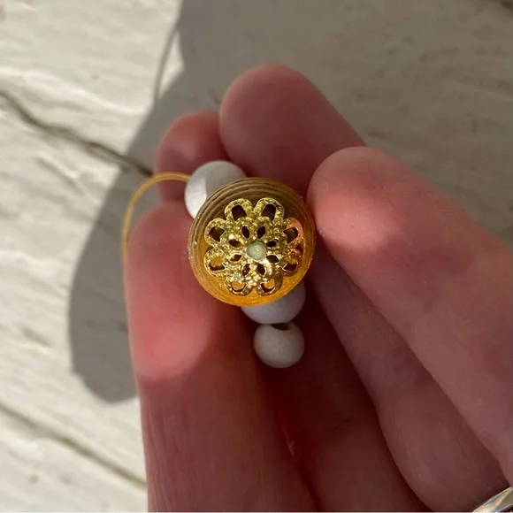 Handcrafted Boho Vibes Beaded Dangling Hoop Earrings - Picture 5 of 6